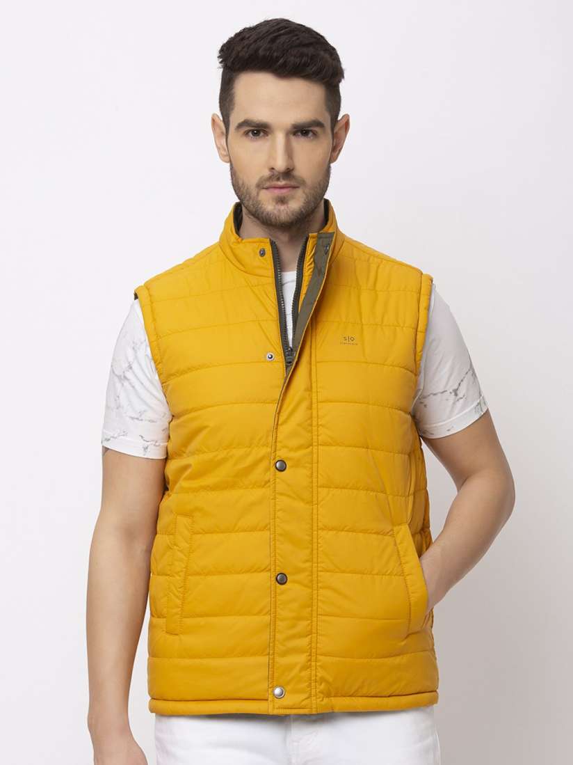 Mens mustard puffer jacket store