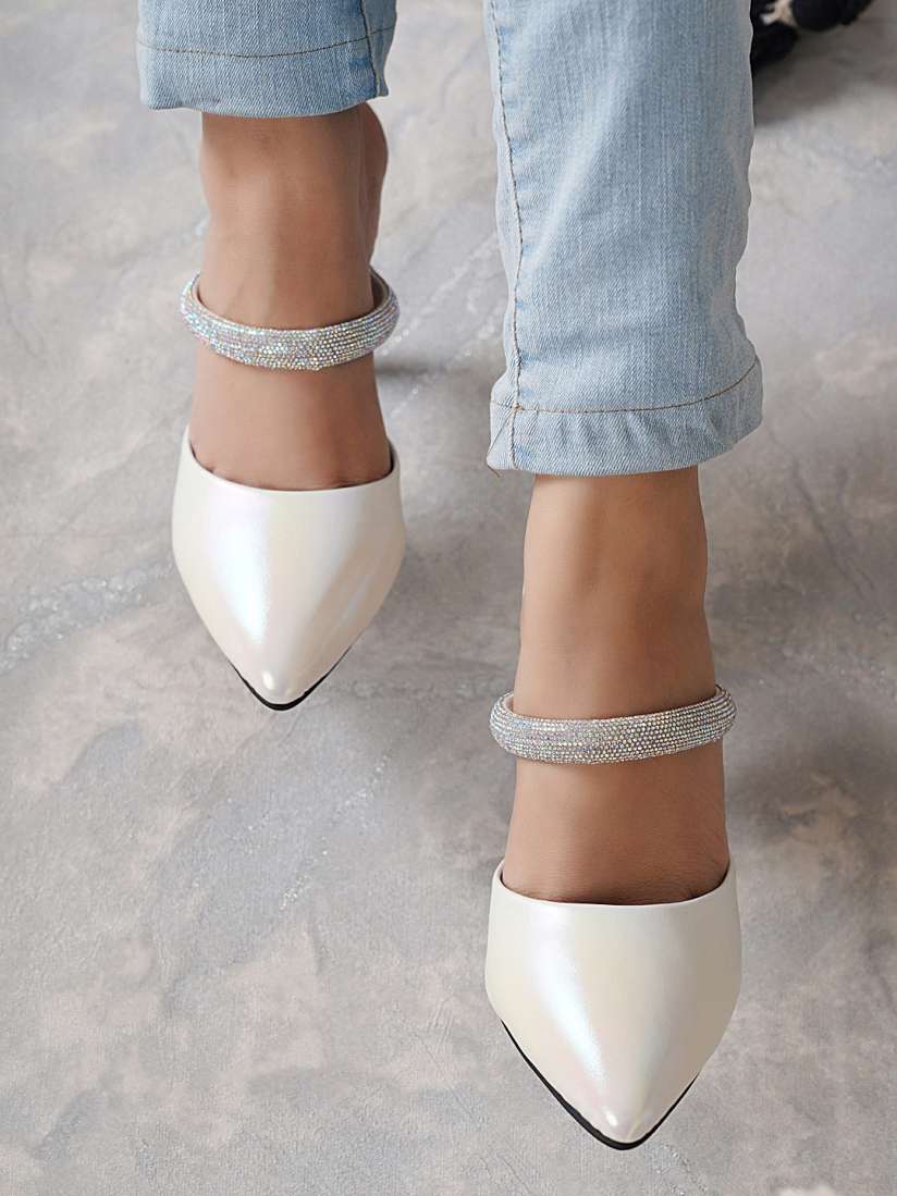 Buy DressBerry White Pumps Heels Heels for Women 20895832 Myntra