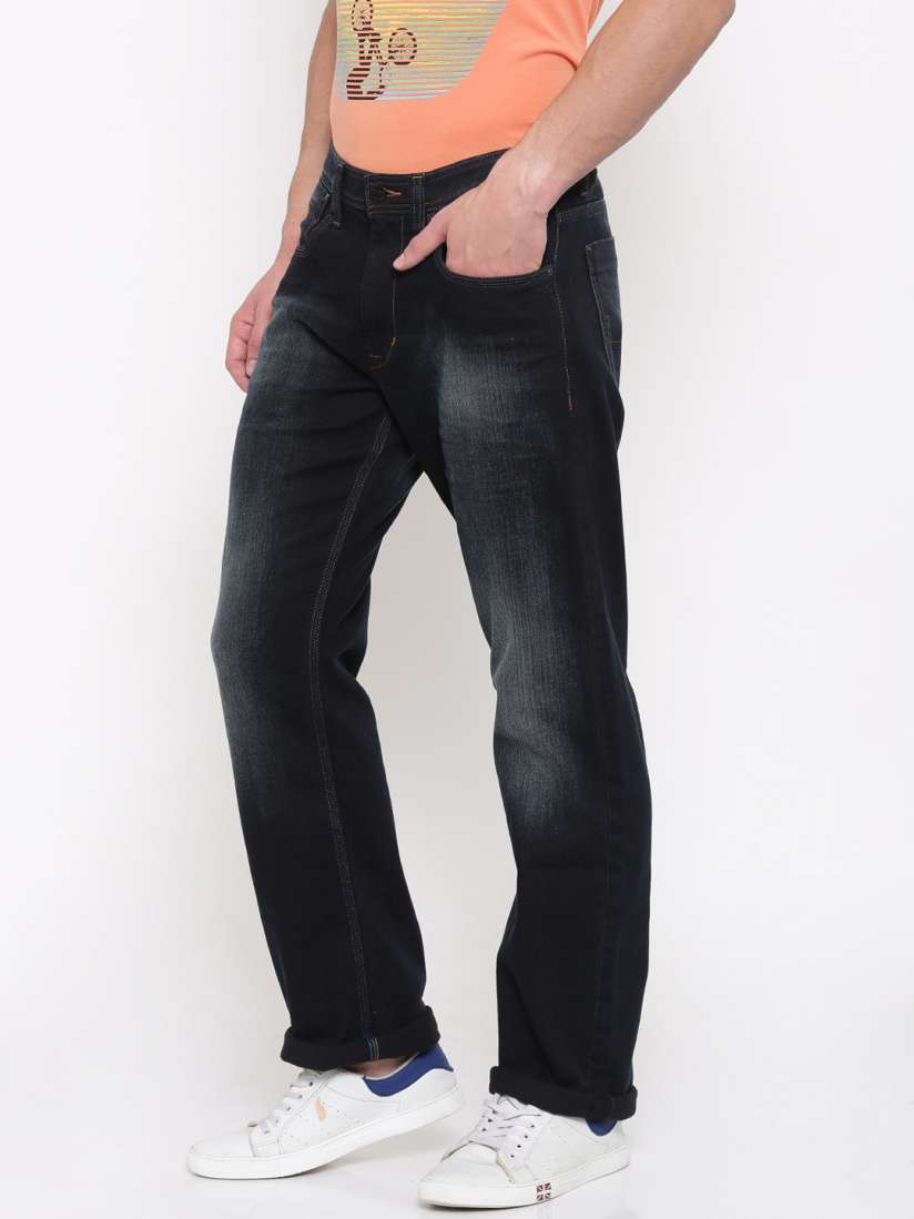 Buy Lee Men Blue Rodeo Fit Mid Rise Clean Look Stretchable Jeans Jeans for Men 2089914 Myntra