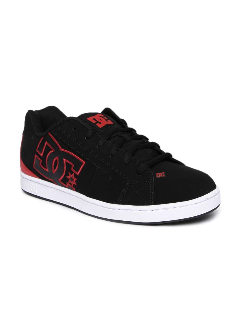 Buy DC Men Black NET M Leather Sneakers Casual Shoes for Men 2091026 Myntra