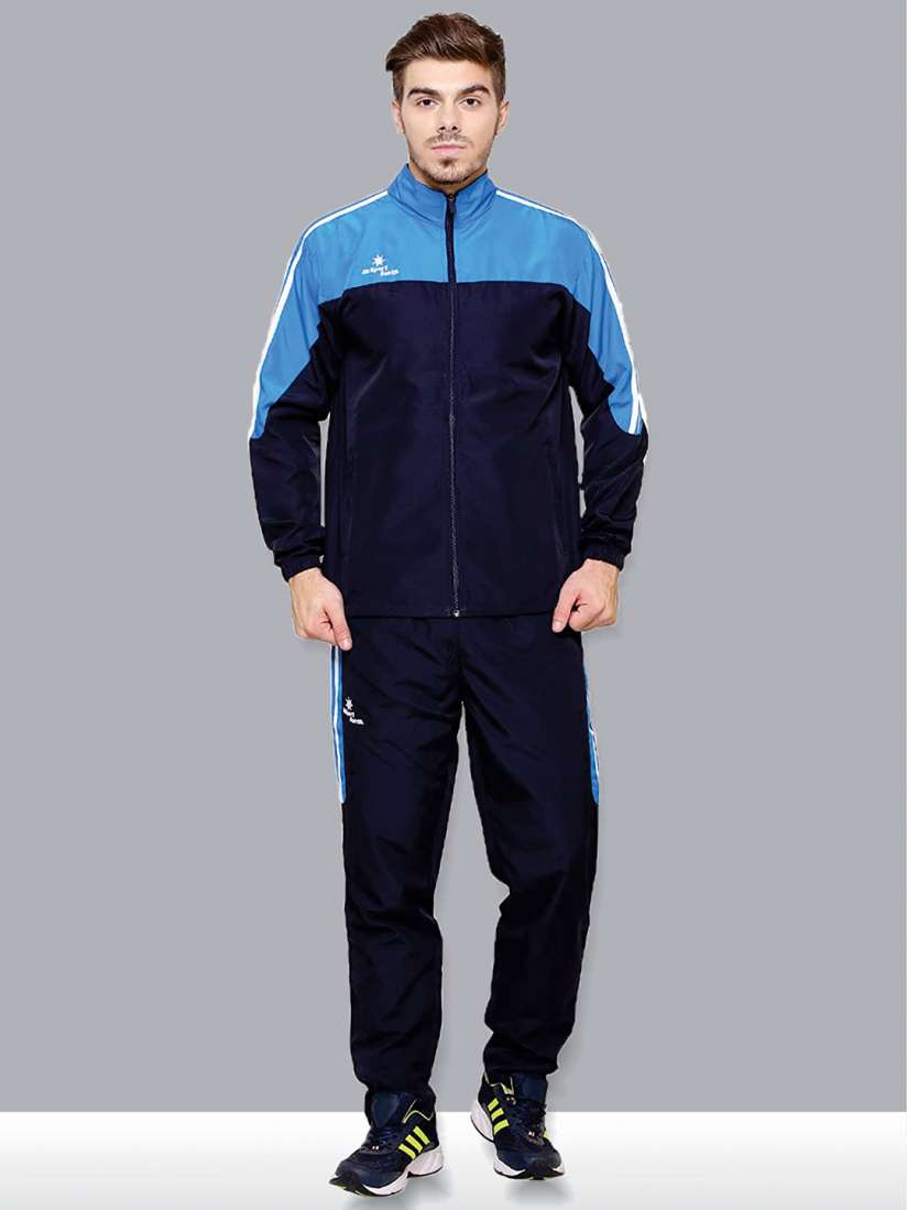 Sport sun navy polyester tracksuit deals