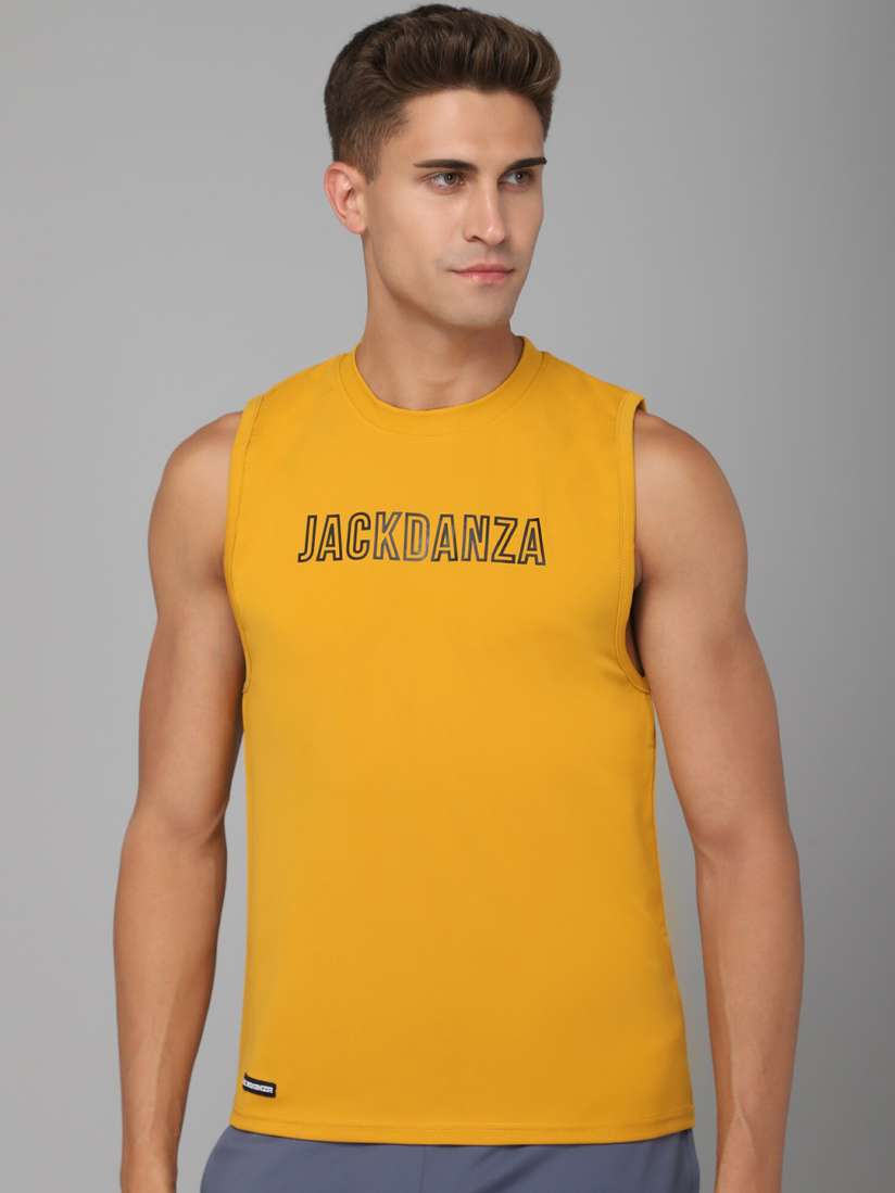 Mustard yellow vest top outlet