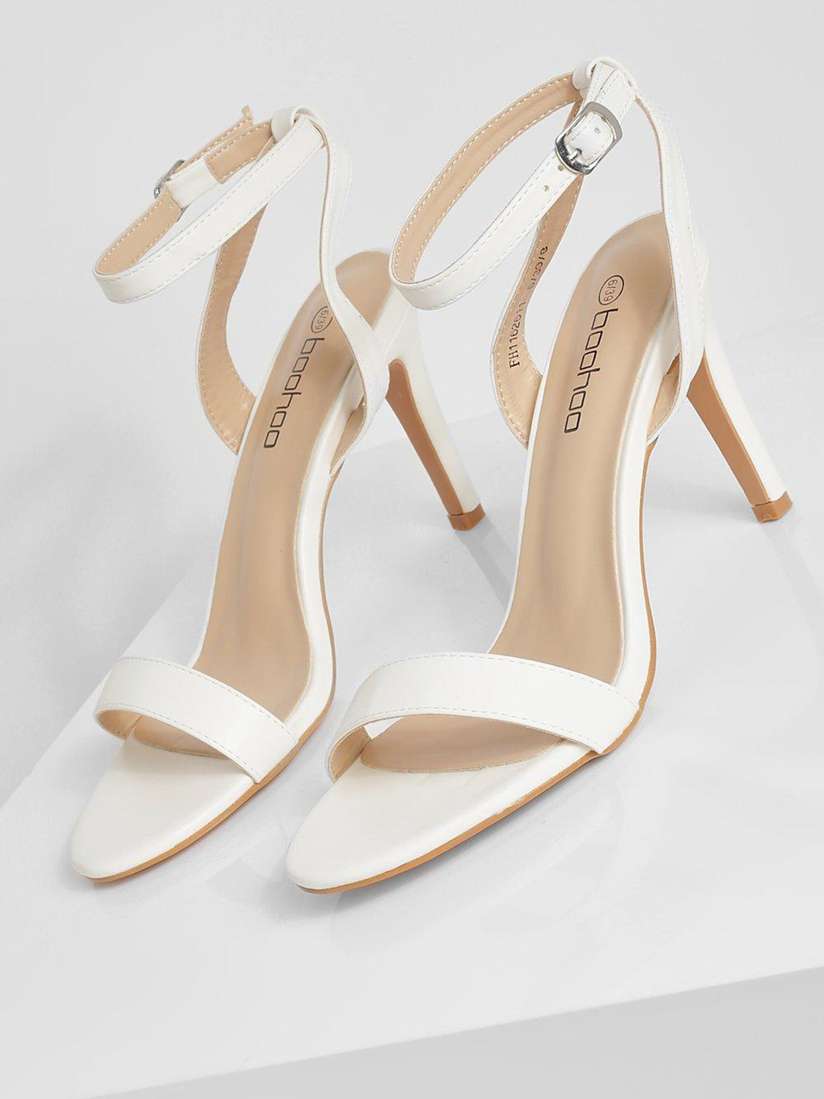 Buy Boohoo White Slim Heels Heels for Women 20924852 Myntra