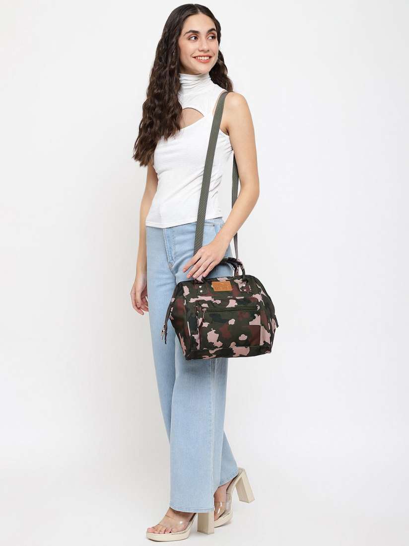 Buy VISMIINTREND Camouflage Printed Convertible Diaper Backpack Tote Bag Diaper Bags for Women 20928182 Myntra
