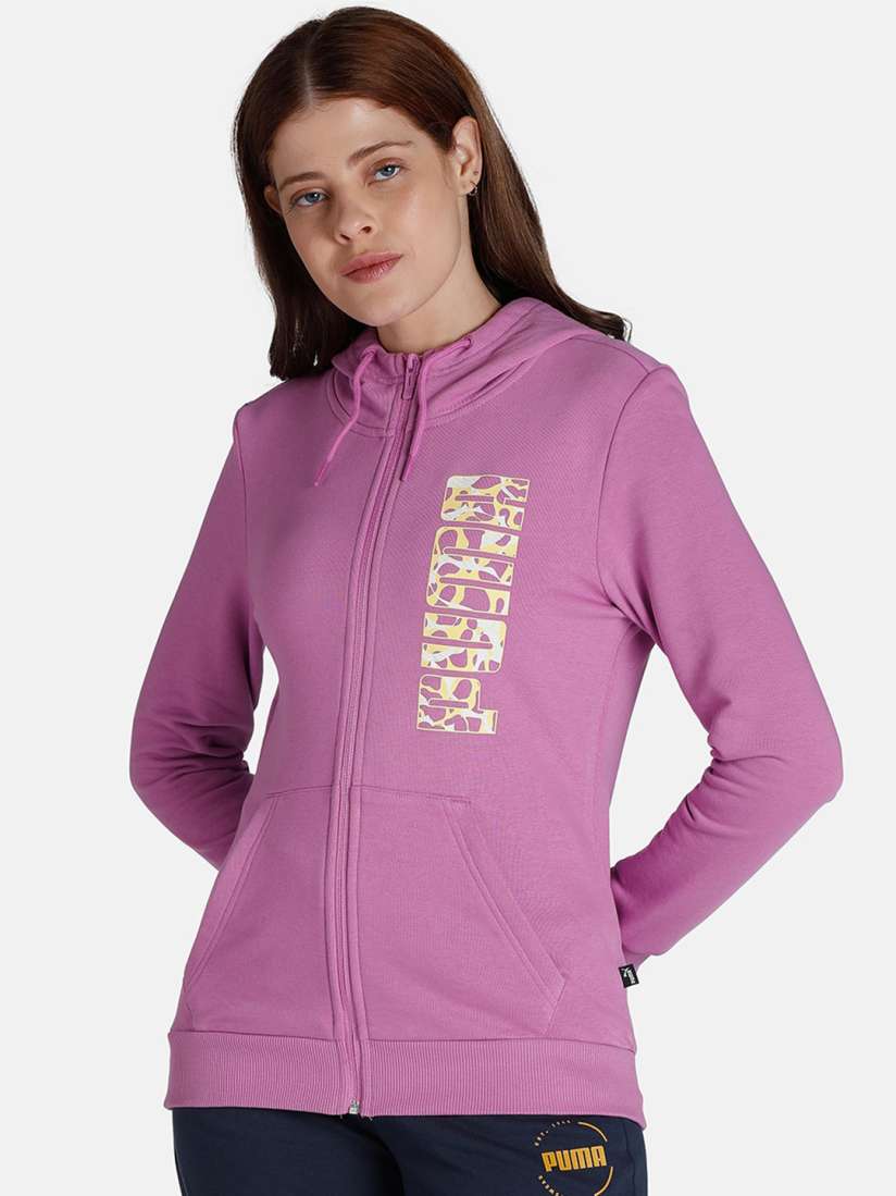 Puma all over print camo insert overhead hoodie hotsell