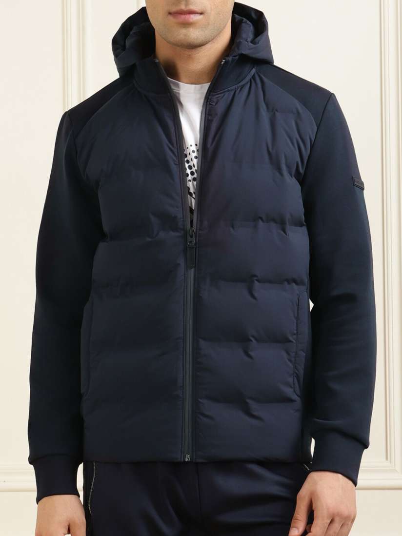 Buy HACKETT LONDON Men Navy Blue Cotton Hooded Sweatshirt Sweatshirts for Men 20938786 Myntra