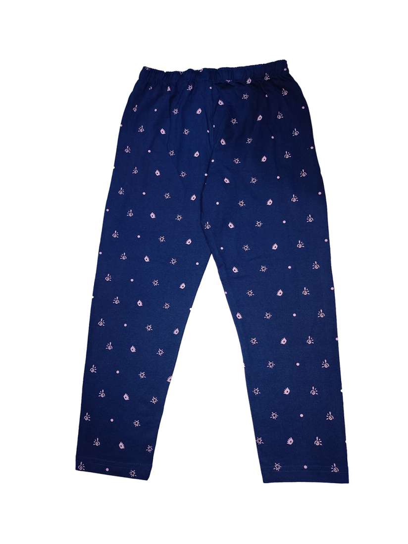 Buy PROTEENS Girls Navy Blue Printed Cotton Track Pant Track Pants for Girls 20946668 Myntra