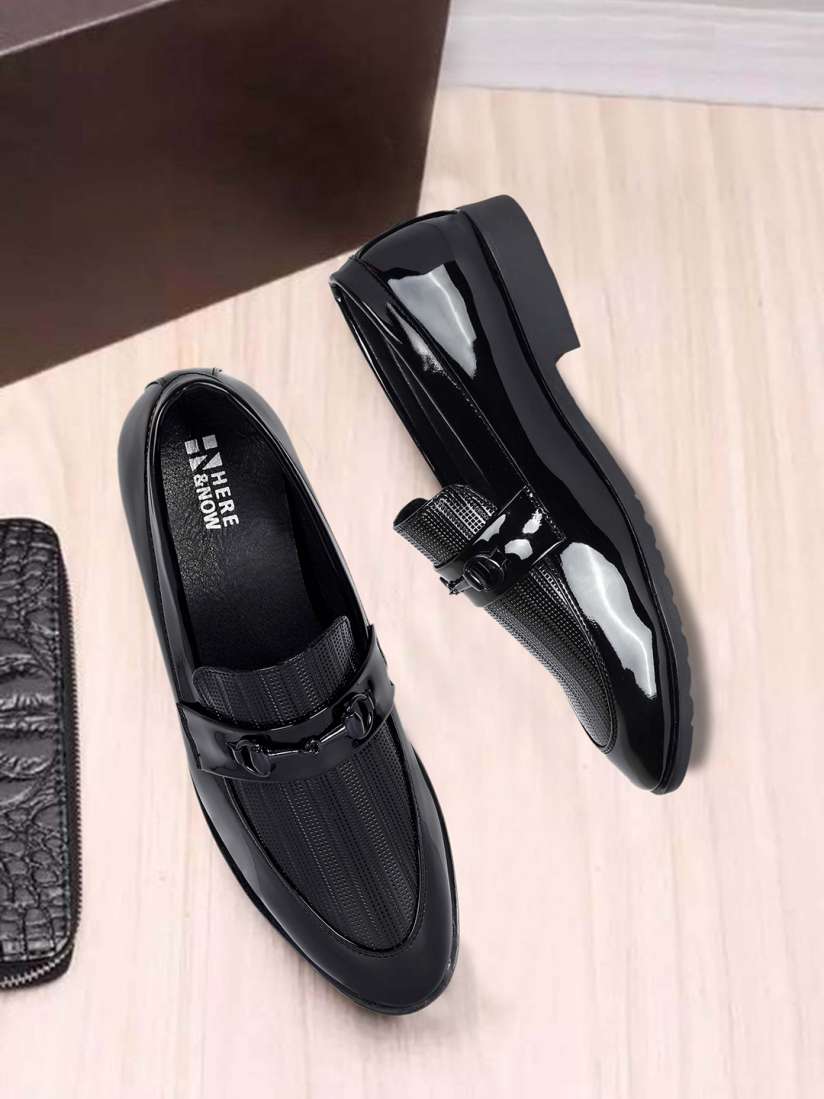 Myntra black formal shoes top
