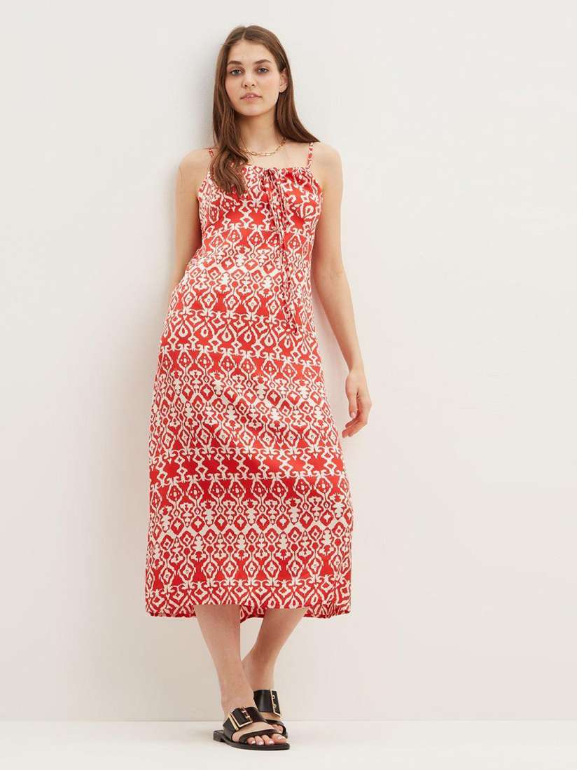 Buy DOROTHY PERKINS Cream Coloured Red Ethnic Motifs Printed Maxi Dress Dresses for Women 20956750 Myntra