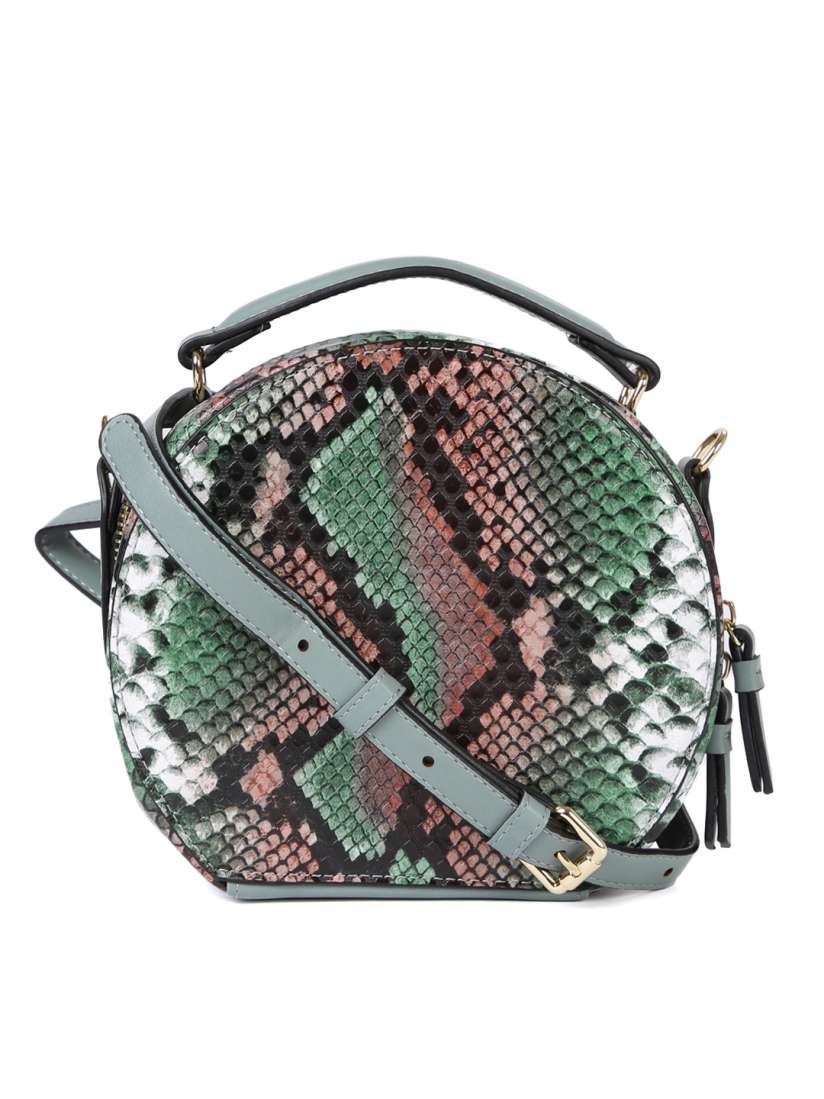 Buy Accessorize Multicoloured Textured Printed Round Sling Bag Handbags for Women 2095855 Myntra