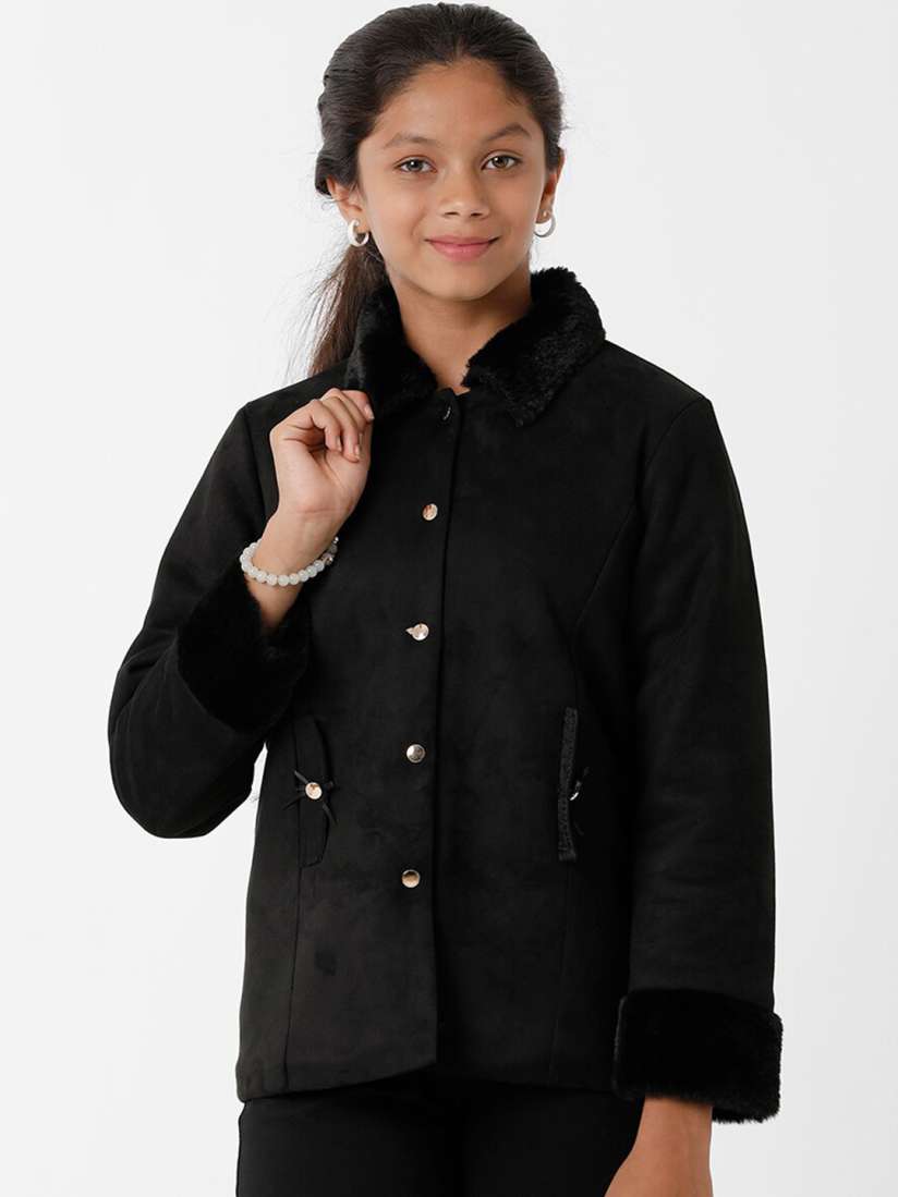 Buy KATE OSCAR Girls Black Tailored Jacket Jackets for Girls 20968214 Myntra