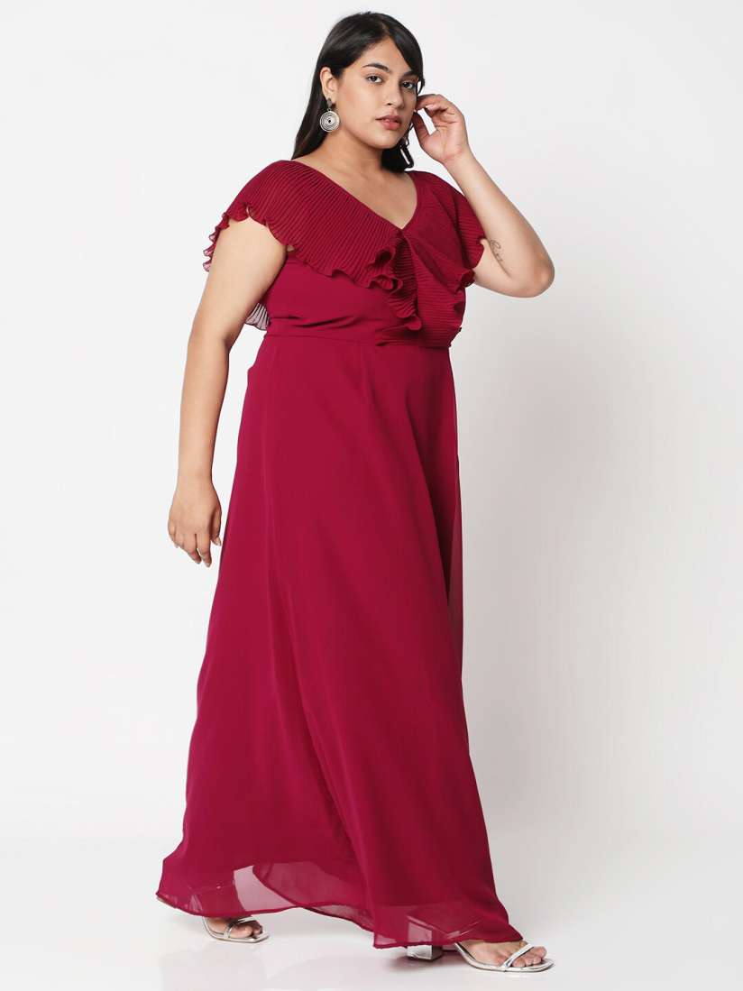 Cape maxi dress plus size online