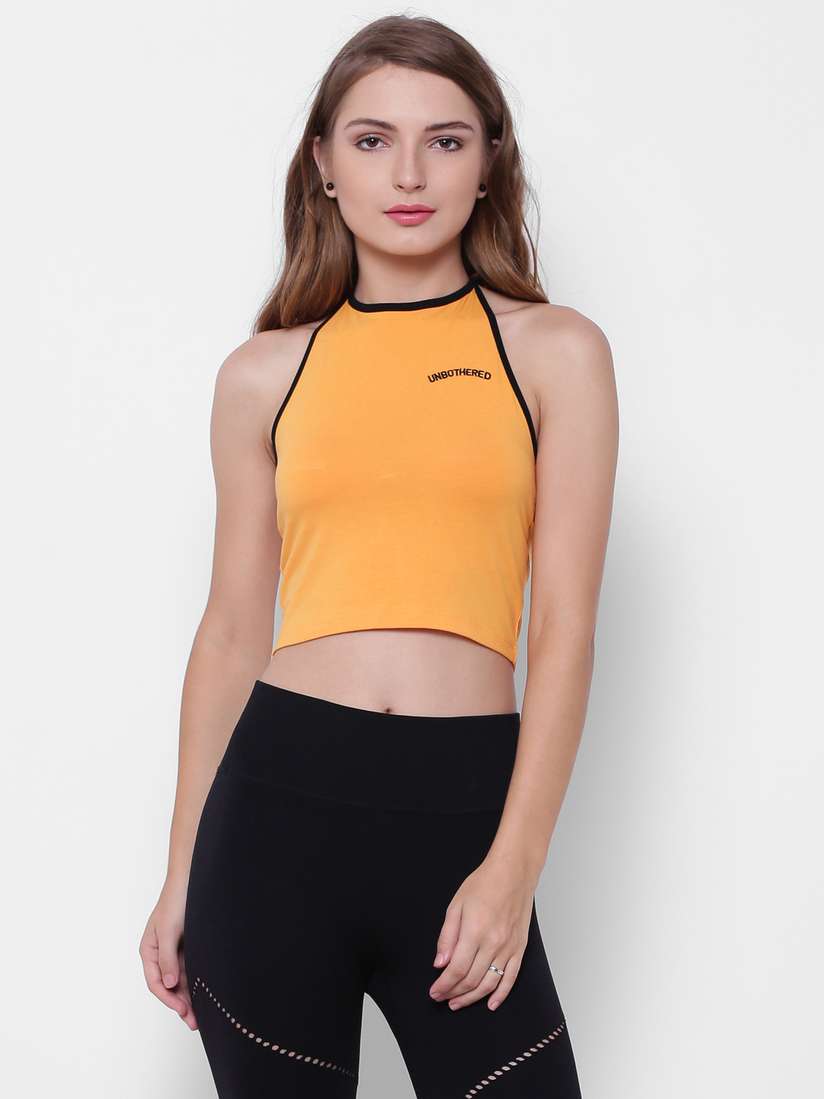 forever 21 orange crop top