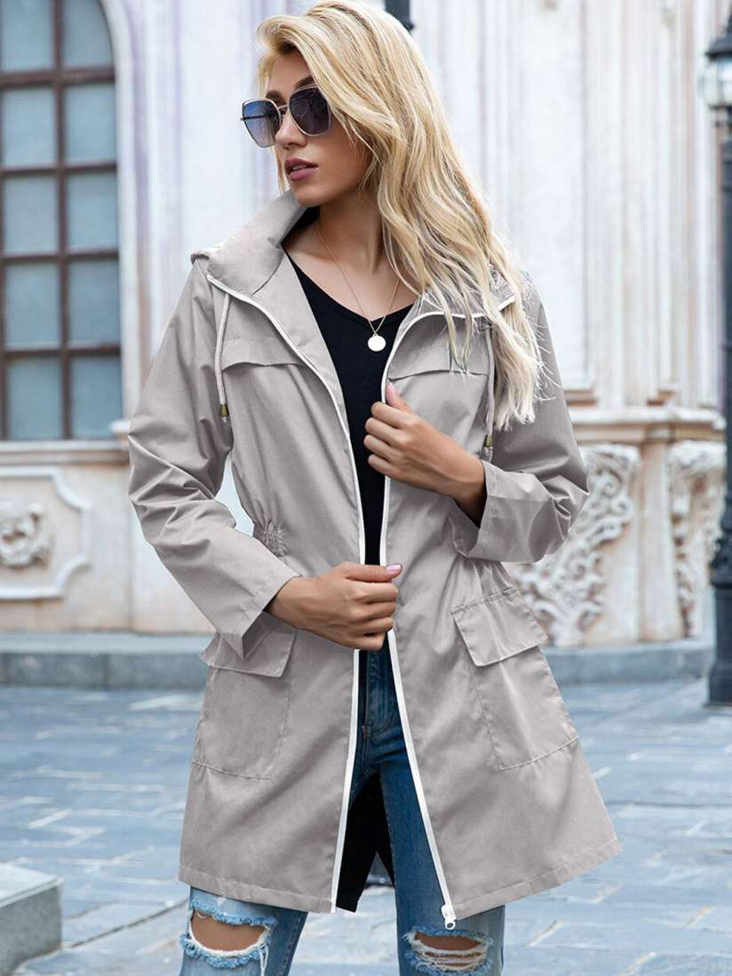 Grey longline jacket 2025