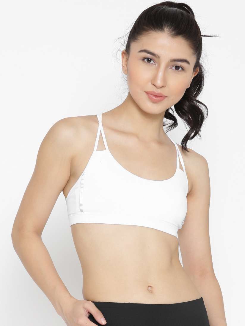 Forever 21 white sports bra 2025