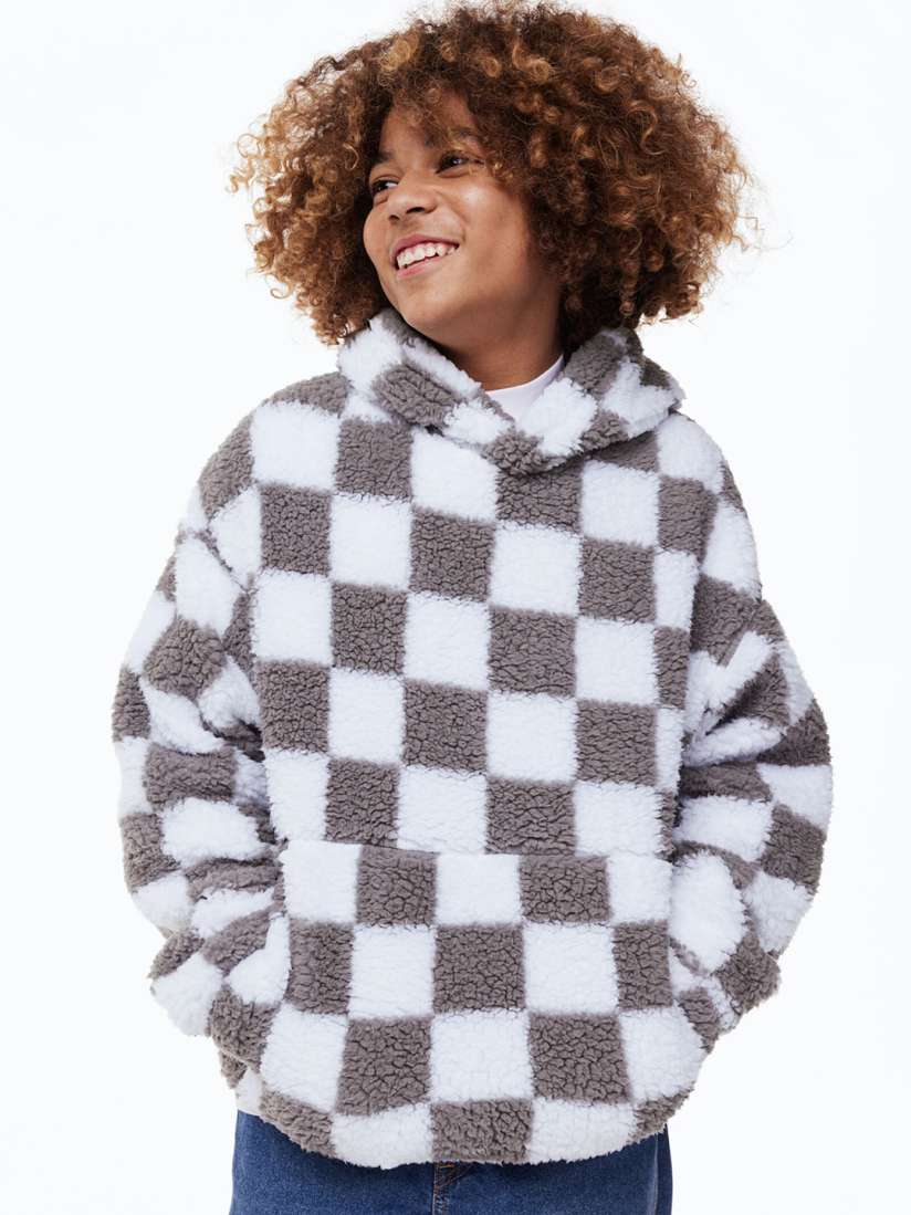 Buy H M Boys Pullover Teddy Hoodie Sweatshirts for Boys 20982126 Myntra