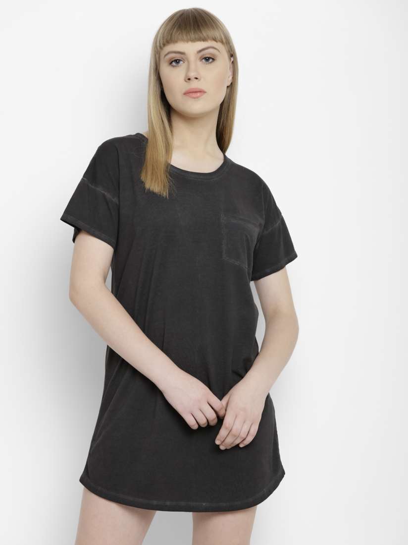 Forever 21 black t shirt dress clearance