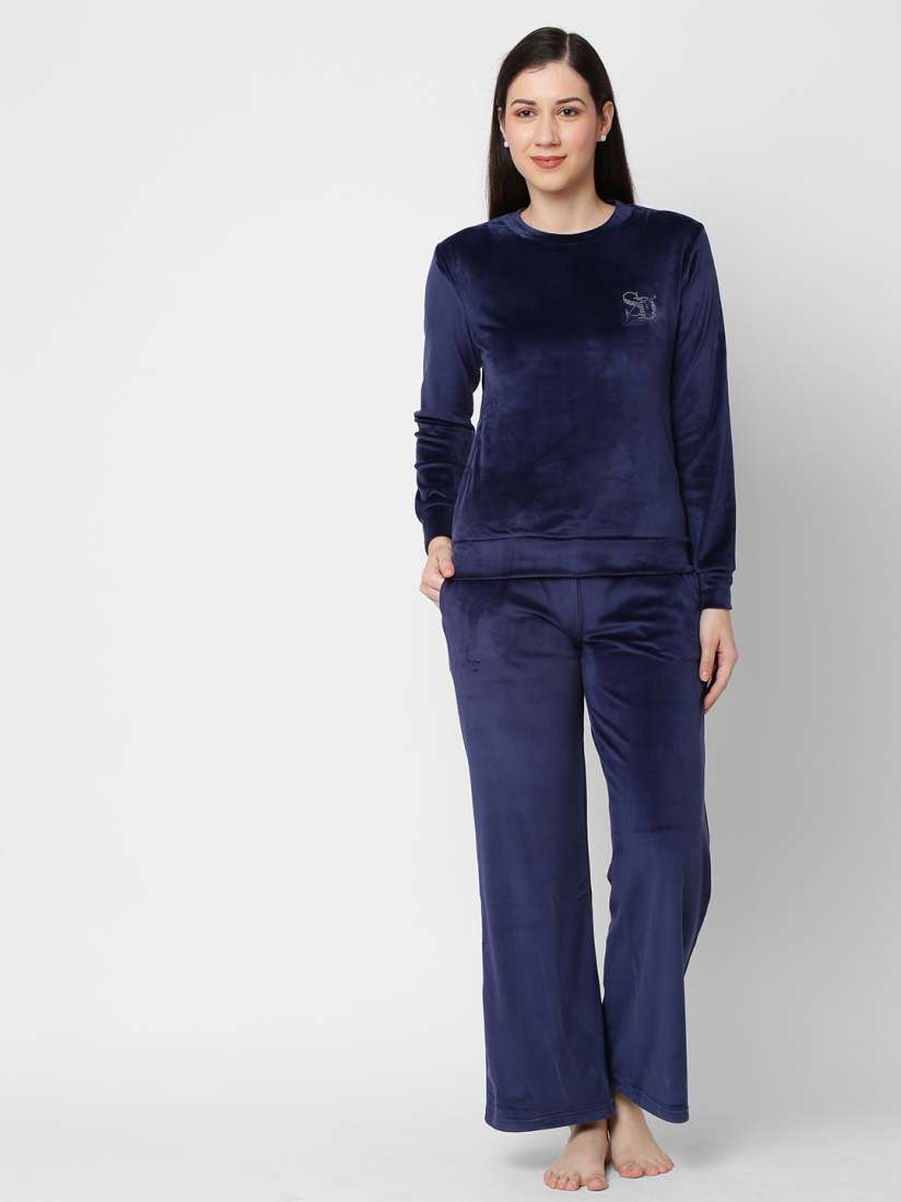 Sweet dreams velvet night suits top