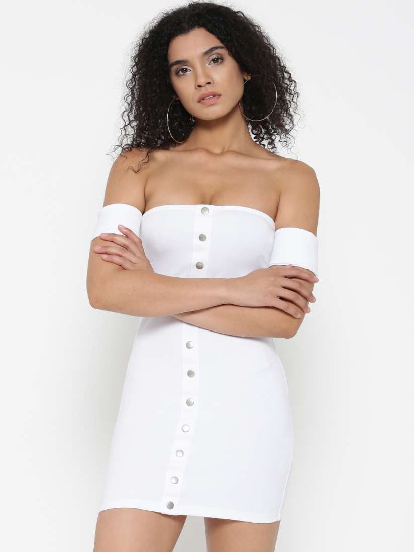 White tight dress forever 21 sale
