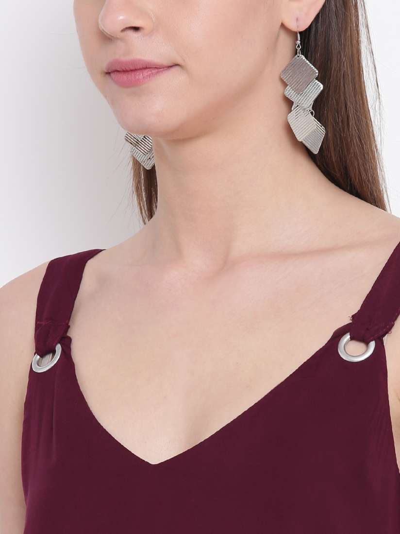 Buy FOREVER 21 Women Burgundy Solid A Line Dress Dresses for Women 2098705 Myntra