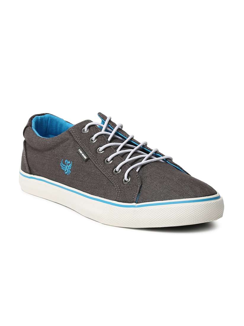 Buy Flying Machine Men Grey Lorin Sneakers Casual Shoes for Men 2099302 Myntra