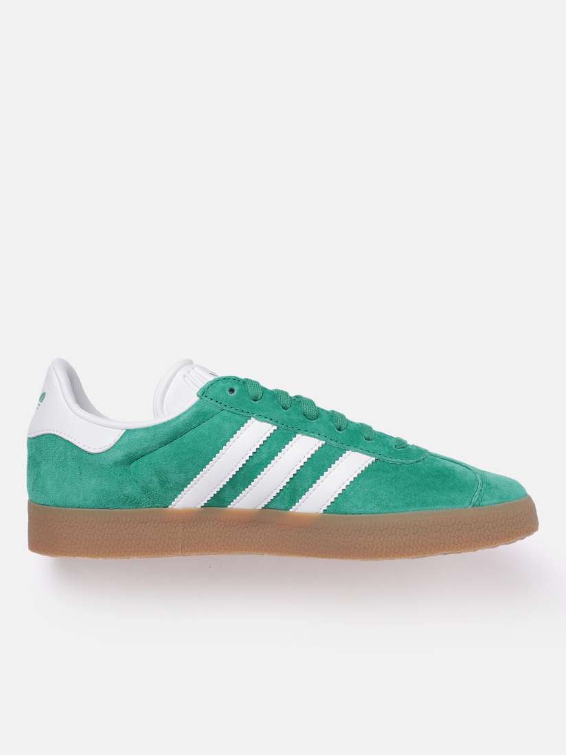 Buy ADIDAS Originals Men Striped Detail Suede Gazelle Sneakers 