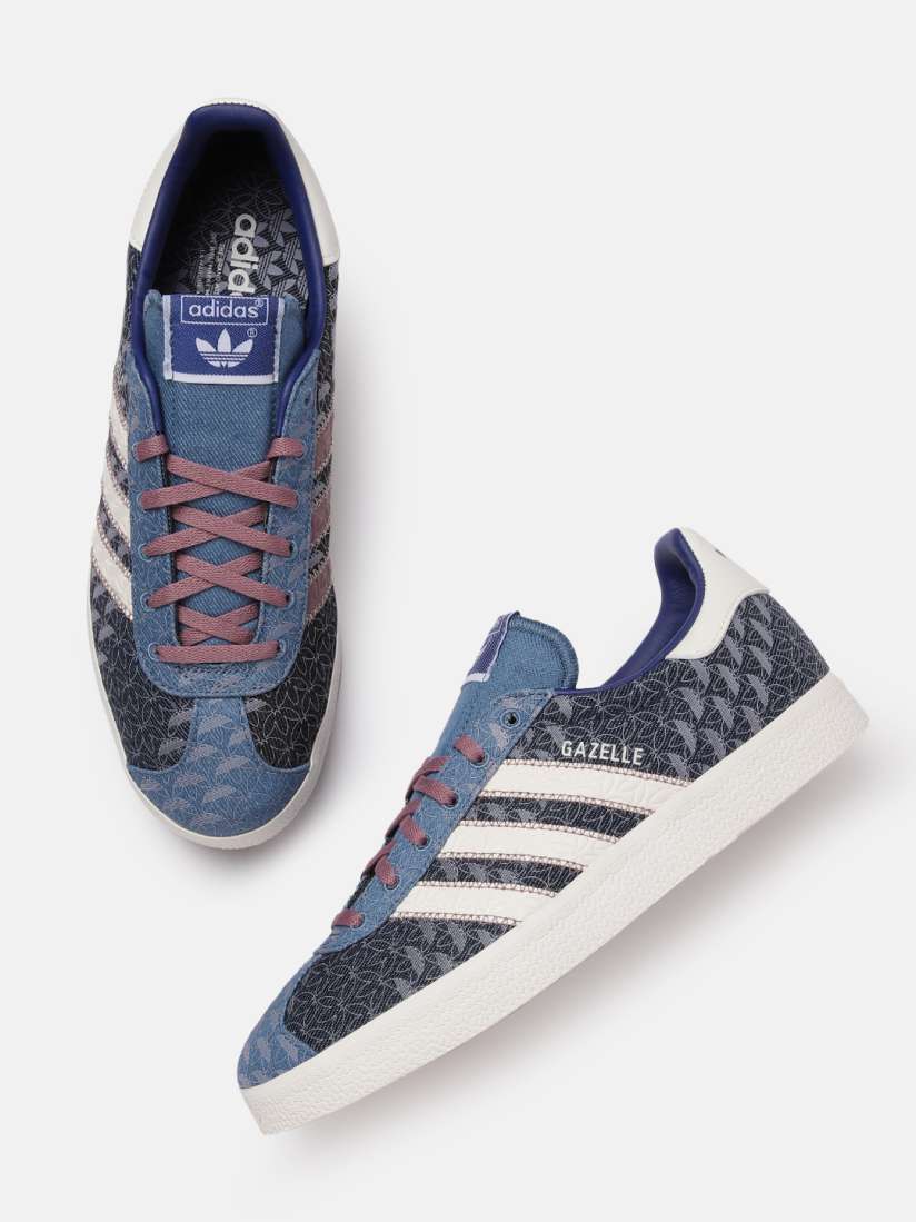 Buy ADIDAS Originals Men Brand Logo Printed Gazelle Suede Sneakers Casual Shoes for Men 20997146 Myntra