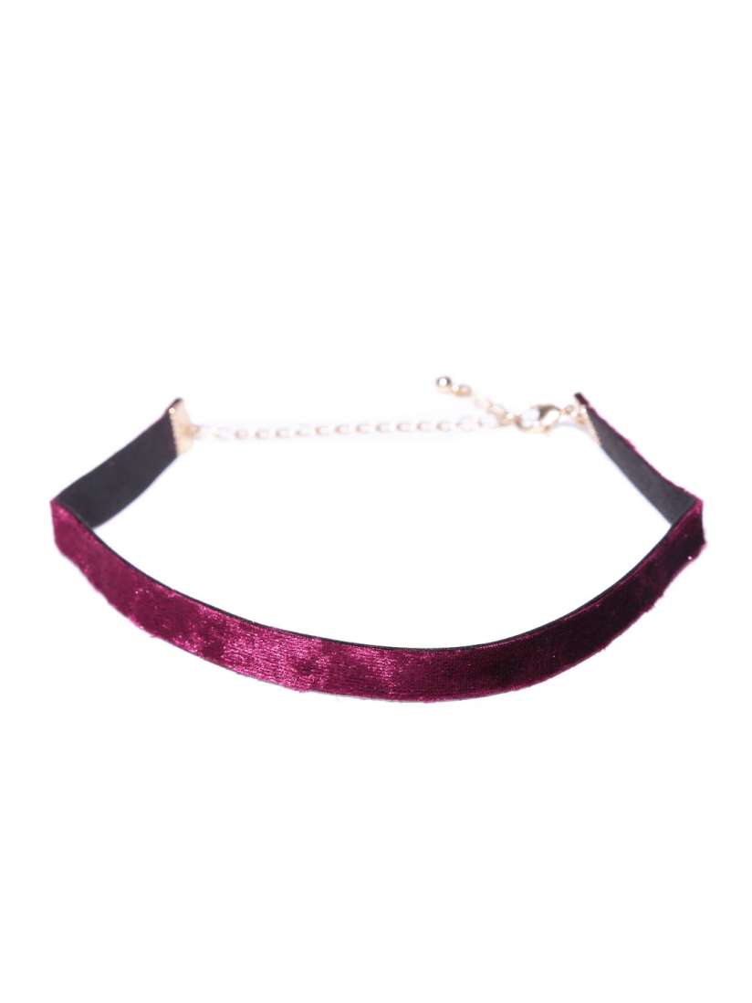 Burgundy necklace forever 21 sales