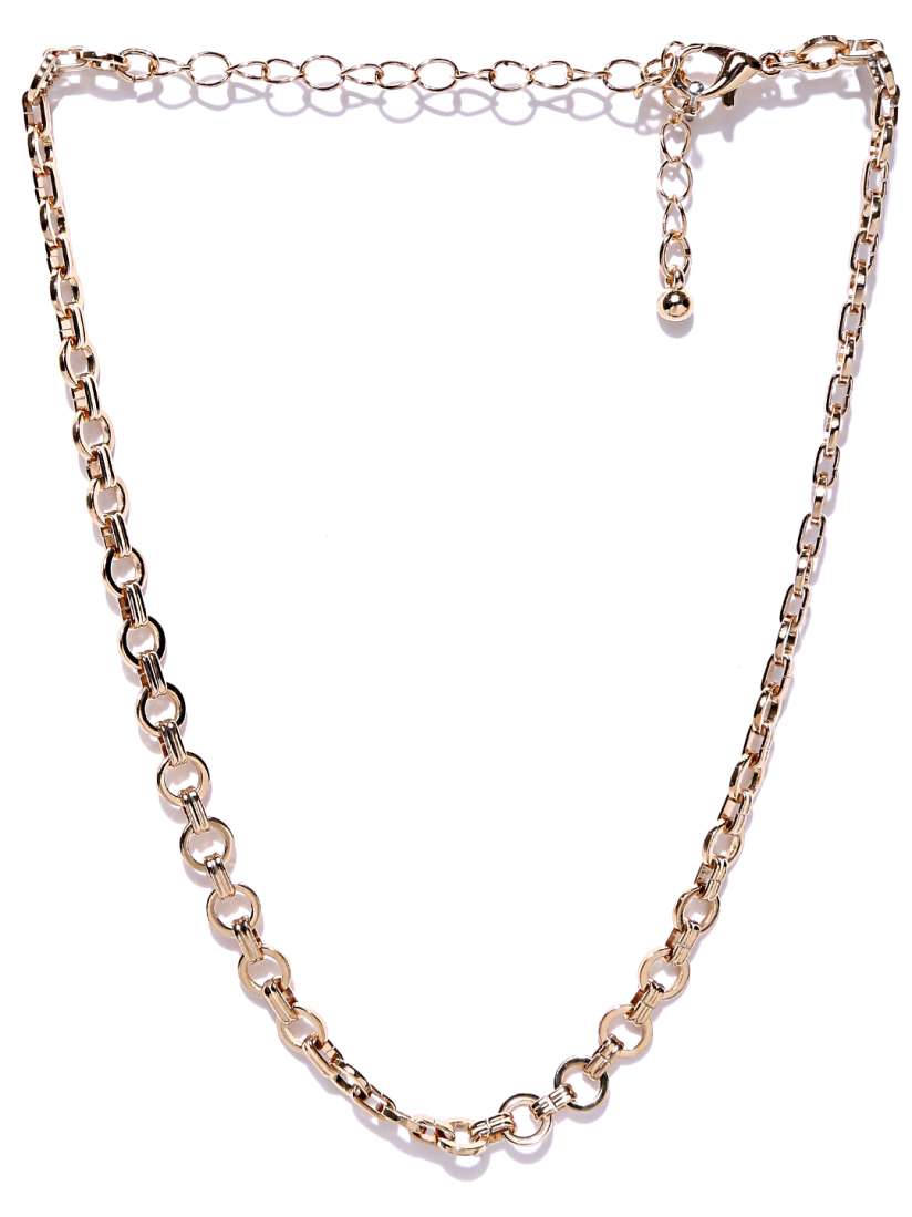 Buy FOREVER 21 Gold Toned Choker Necklace Necklace and Chains for Women 2099933 Myntra
