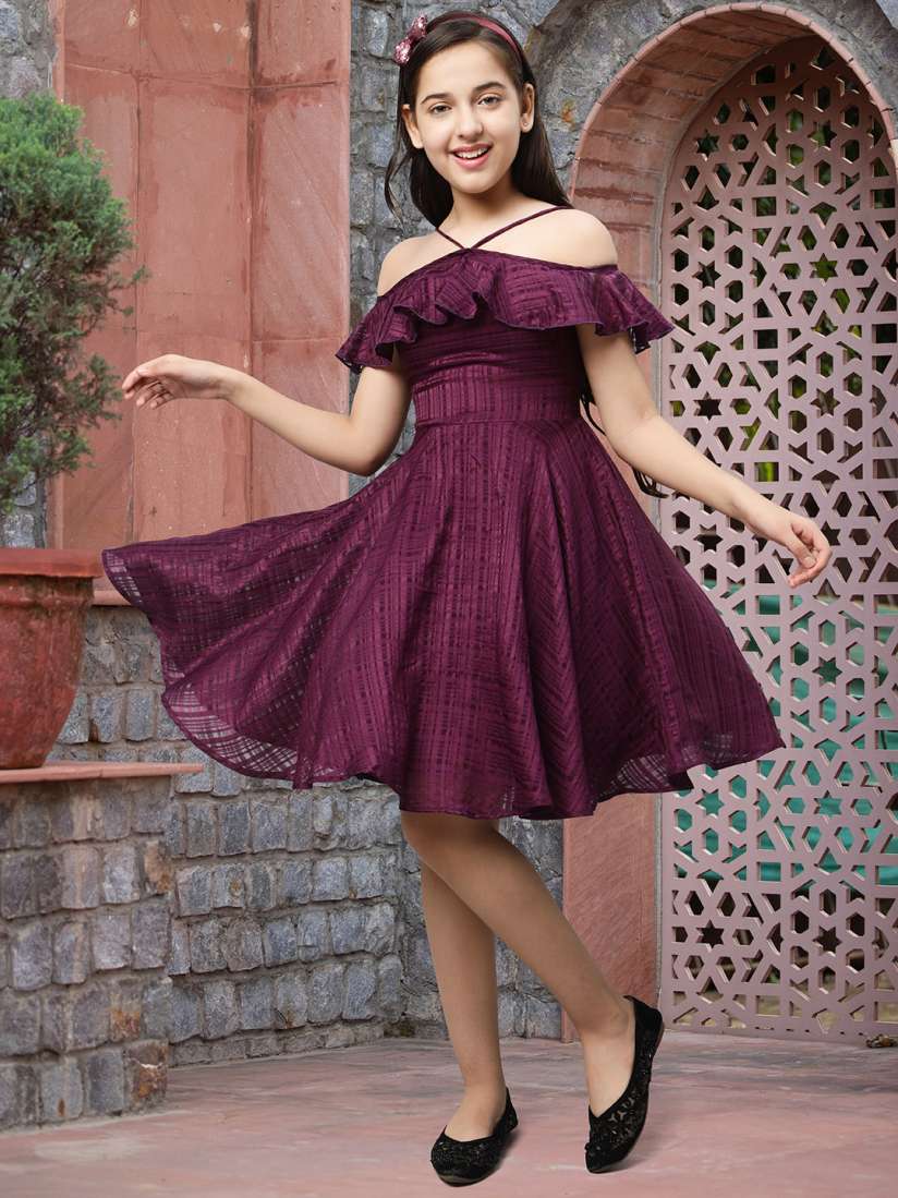 Off shoulder dress myntra outlet