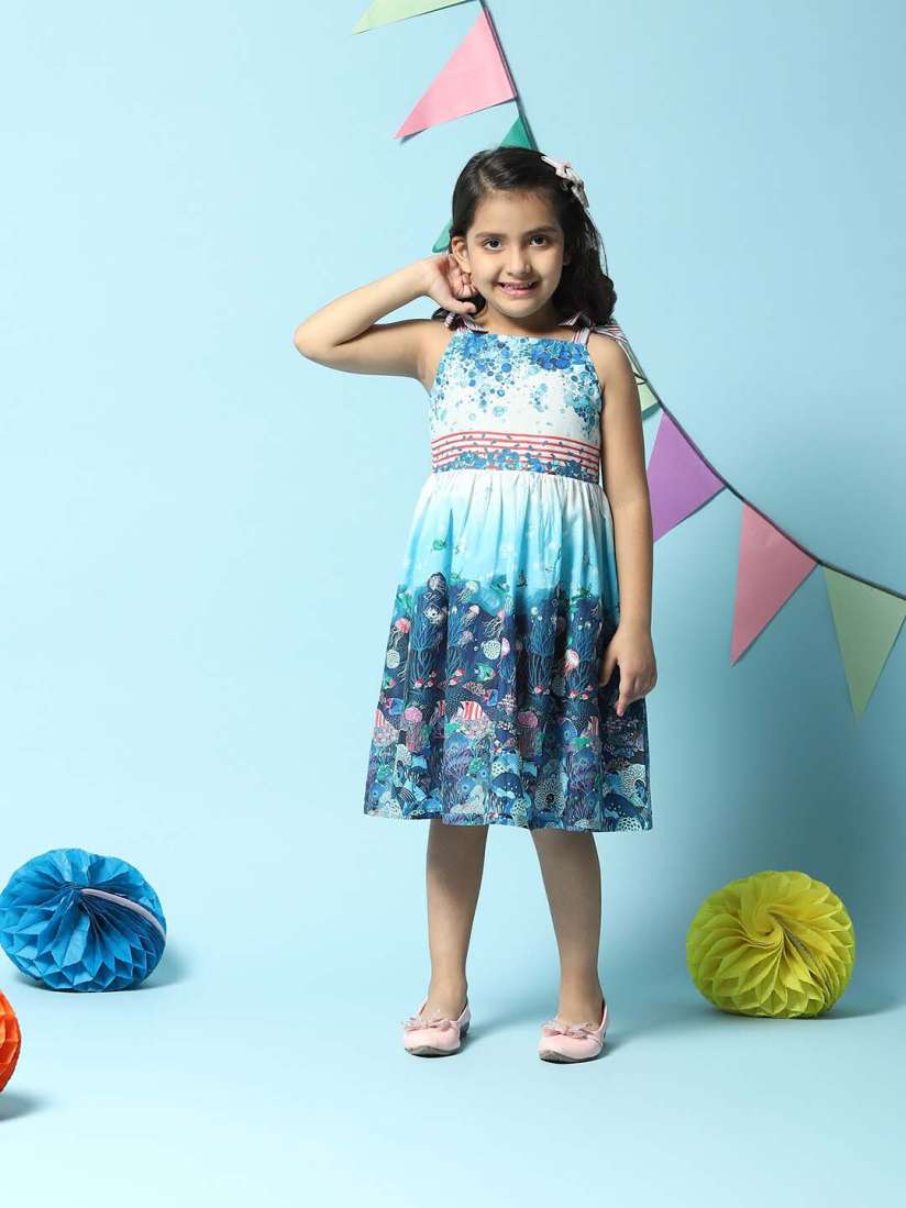 Buy Biba A Line Cotton Dress Dresses for Girls 21017622 Myntra