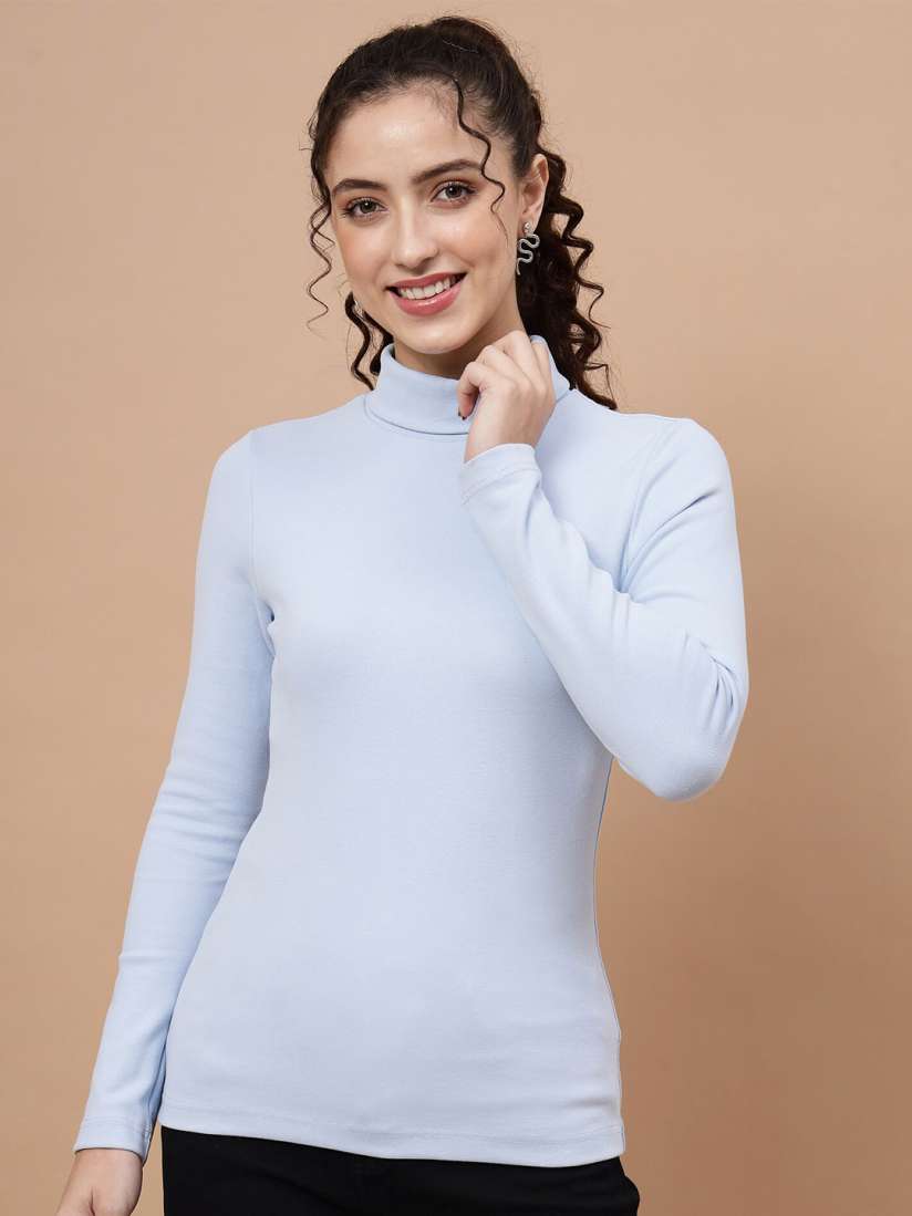 Buy Beatnik Women Turtle Neck T shirt Tshirts for Women 21029920 Myntra