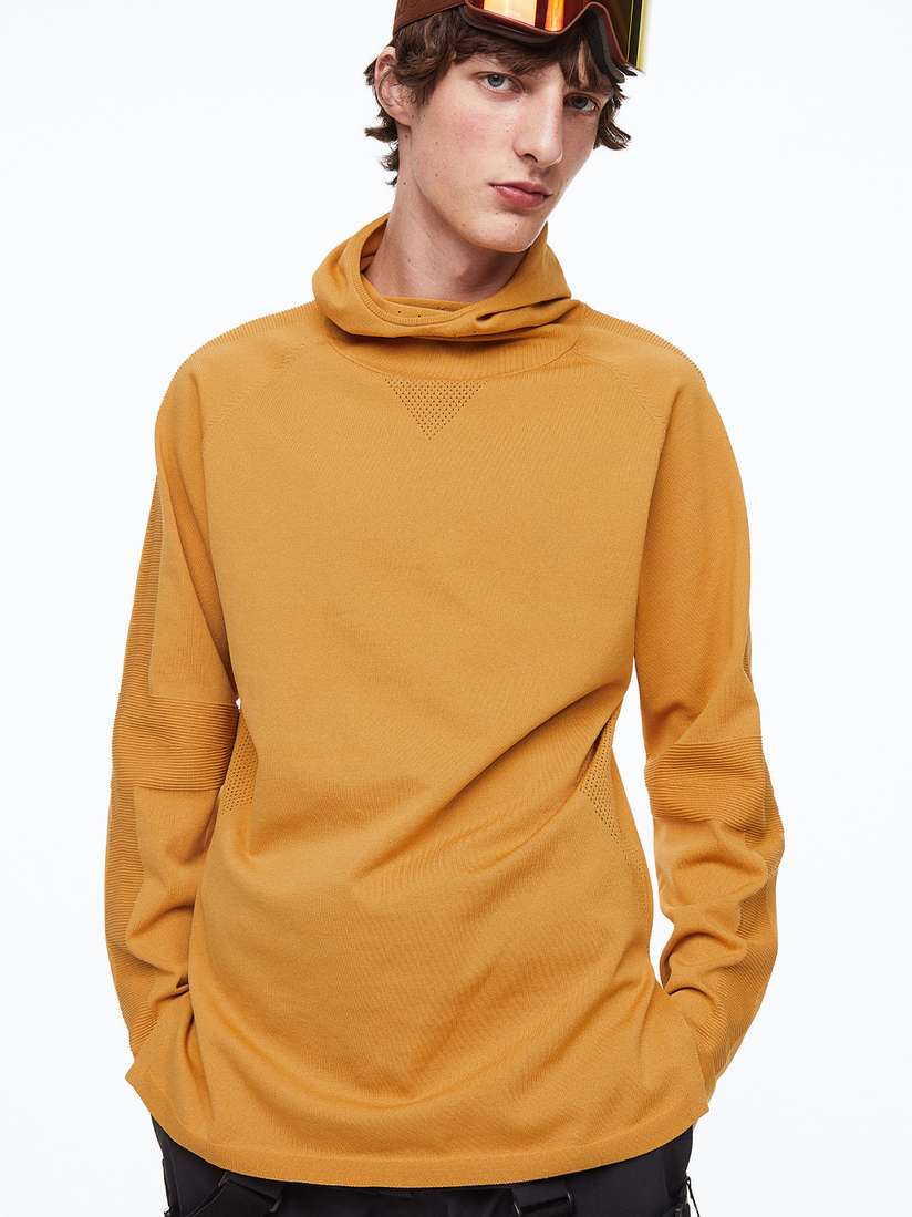 Buy H&M Men Knitted Mid Layer Hoodie Sweatshirts for Men