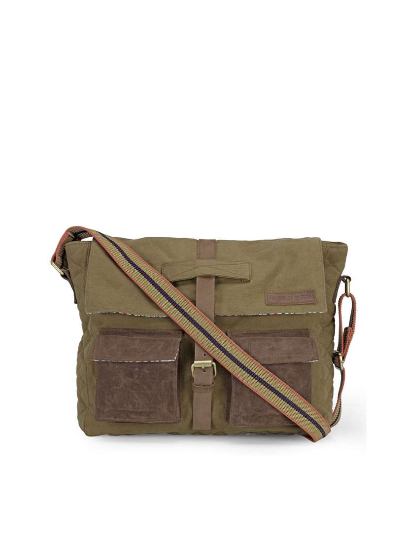 Buy The House Of Tara Unisex Olive Green Messenger Bag Messenger Bag for Unisex 2103269 Myntra