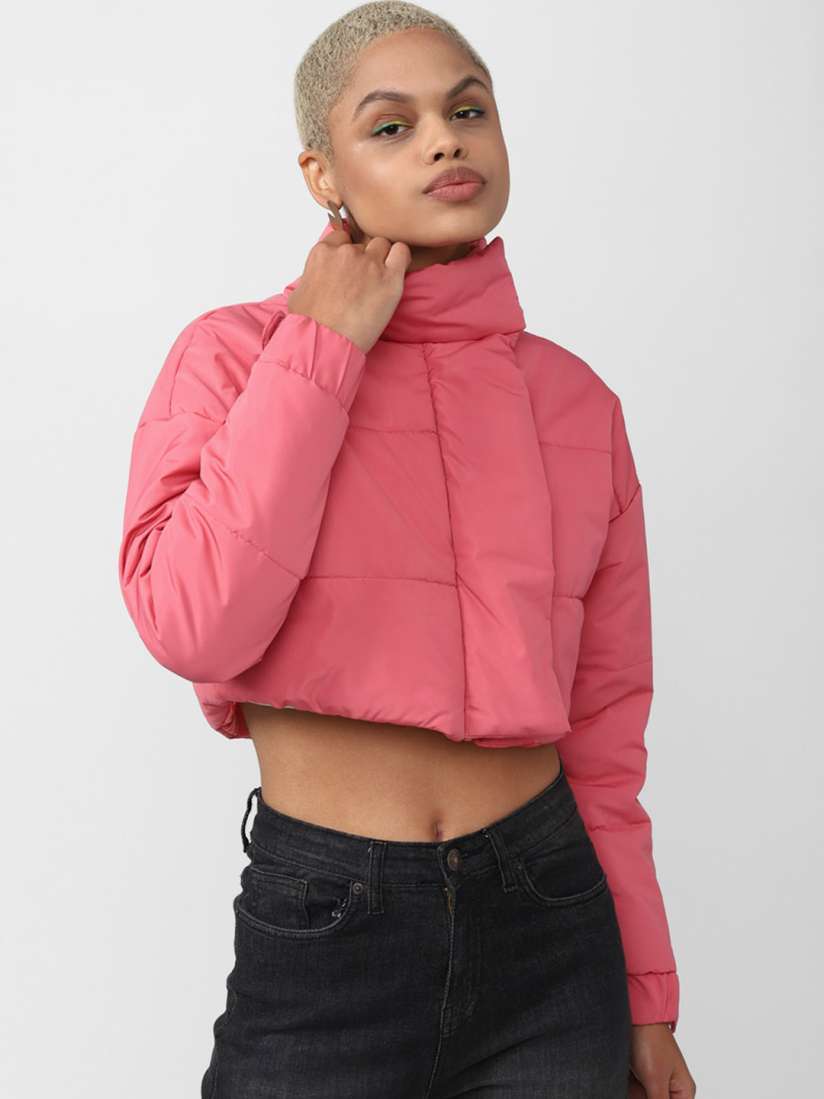 Buy FOREVER 21 Women Crop Puffer Jacket Jackets for Women 21036272 Myntra