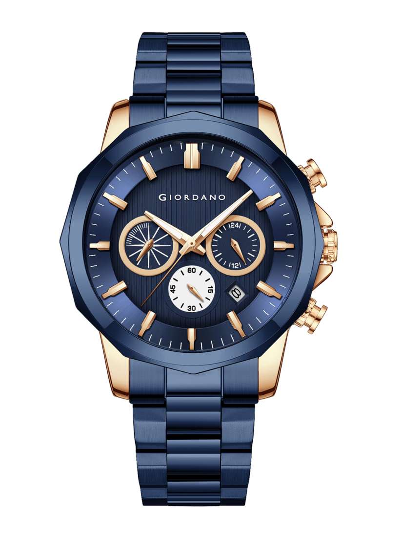 Giordano watches blue strap hot sale
