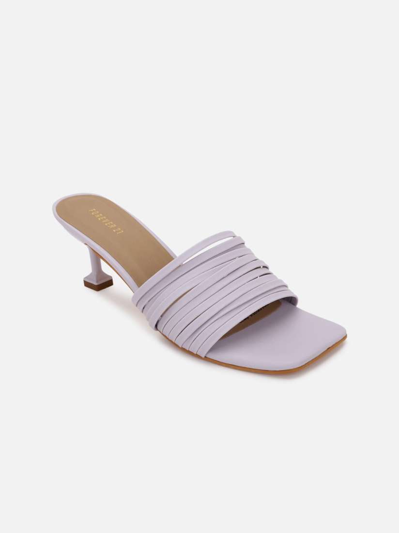 Buy FOREVER 21 Women Striped Kitten Heels Heels for Women 21039024 Myntra