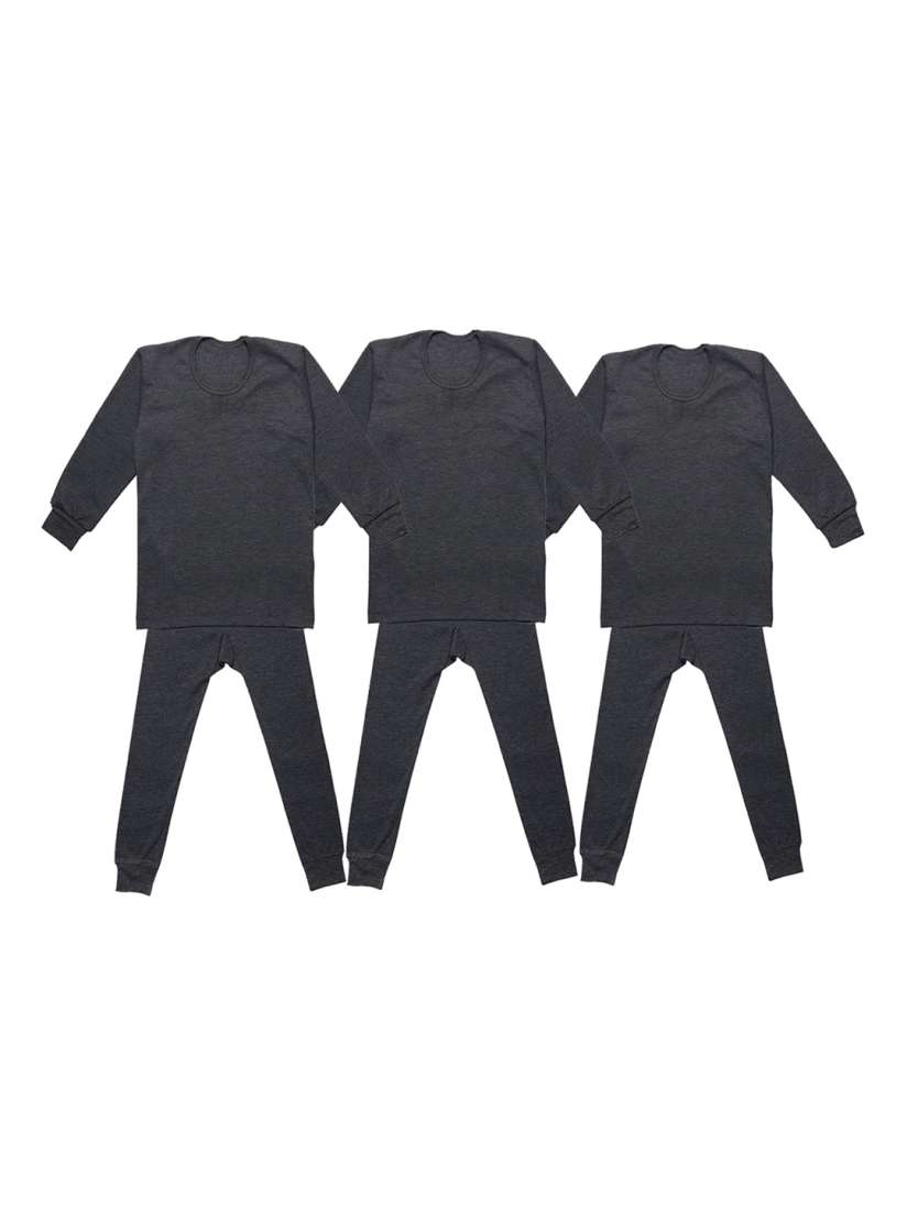 Buy VIMAL JONNEY Kids Pack of 3 Cotton Thermal Sets Thermal Set for Unisex Kids 21043146 Myntra