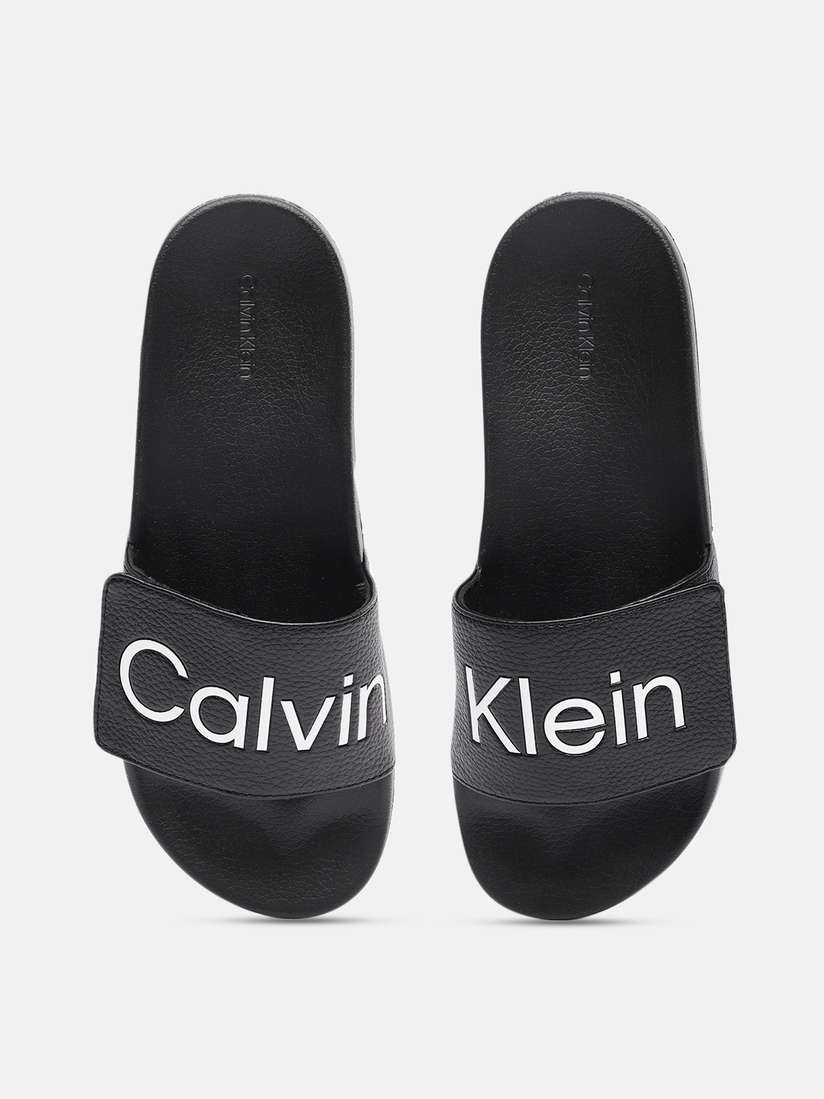 Mens Slippers Usc Slippers Calvin Klein Sliders Size Calvin Klein