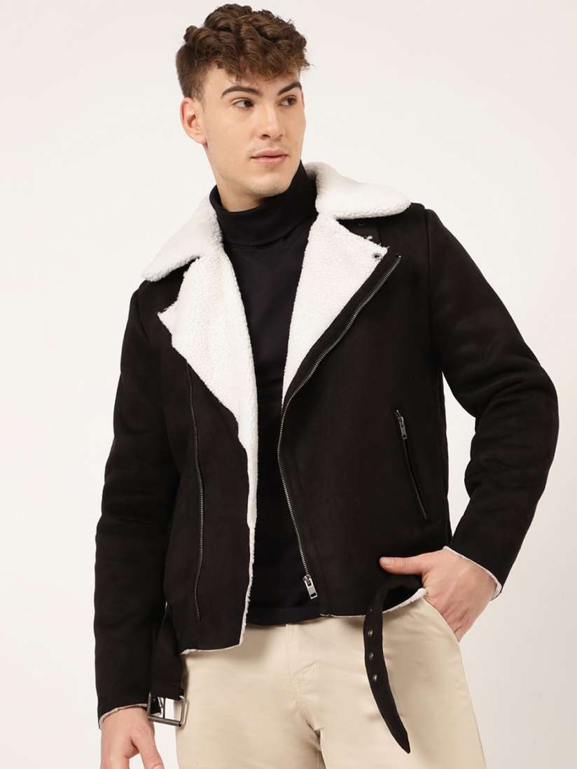 Buy LINDBERGH Men Shawl Collar Biker Jacket Jackets for Men 21045598 Myntra