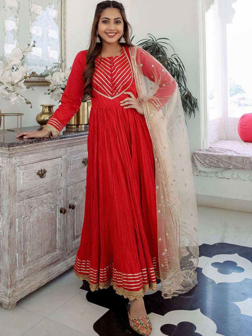 Square neck churidar top