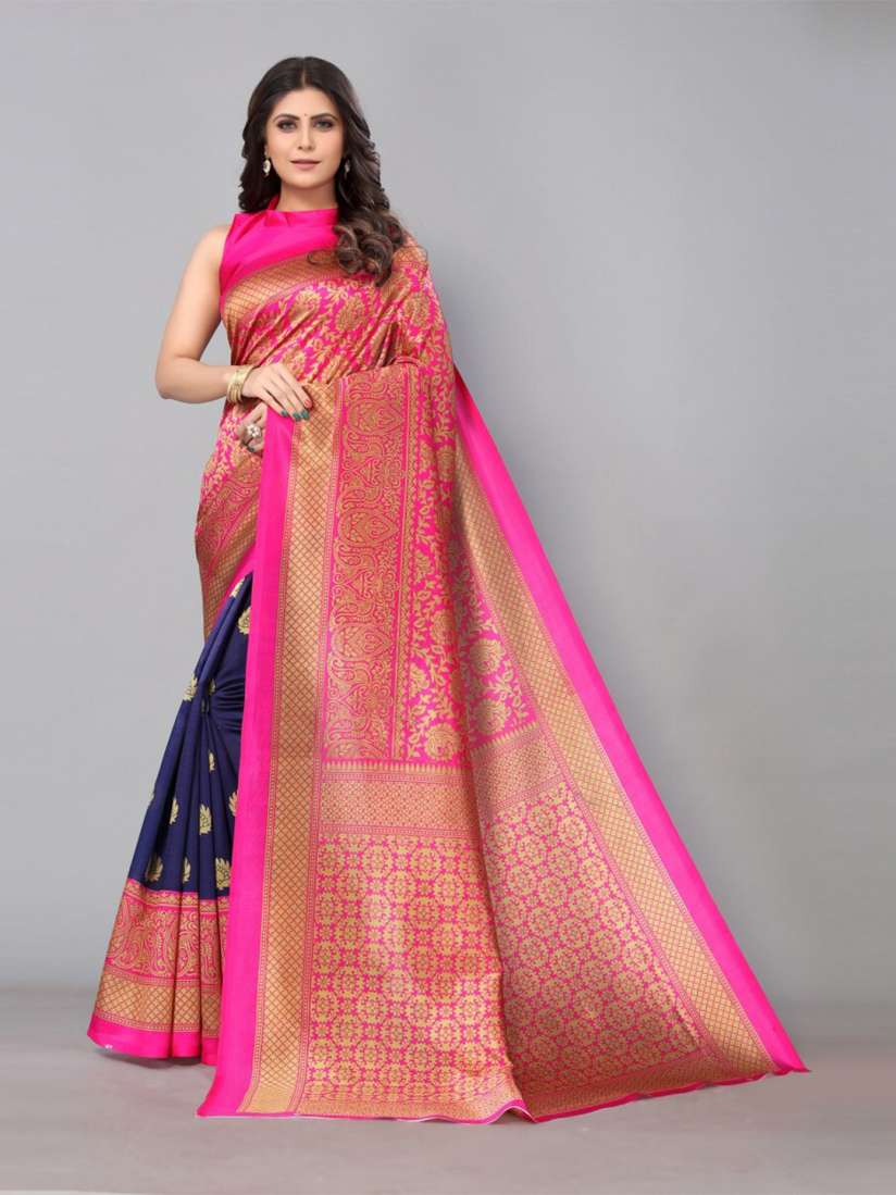 Myntra art silk sarees on sale