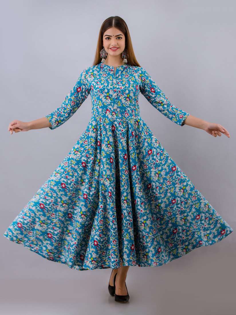 Myntra cotton maxi dress outlet