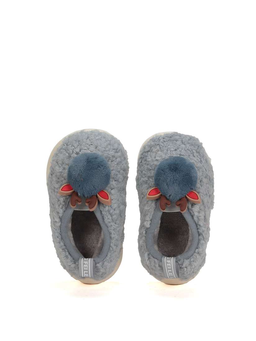 Buy Lil Lollipop Kids Reindeer Warm Winter Room Slippers Flip
