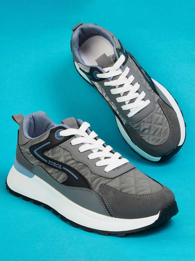 Buy Forca by Lifestyle Men Textured Lace Ups Sneakers Casual Shoes for Men 21073306 Myntra