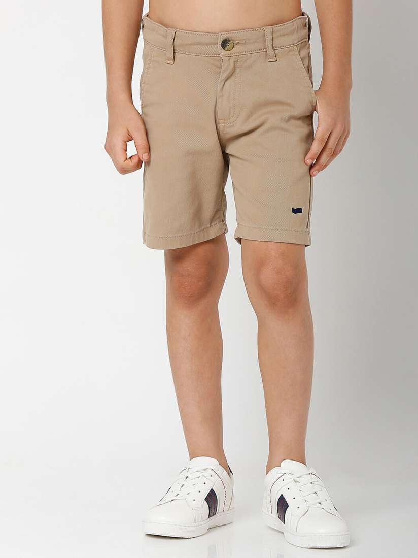 Boys beige chino shorts sales