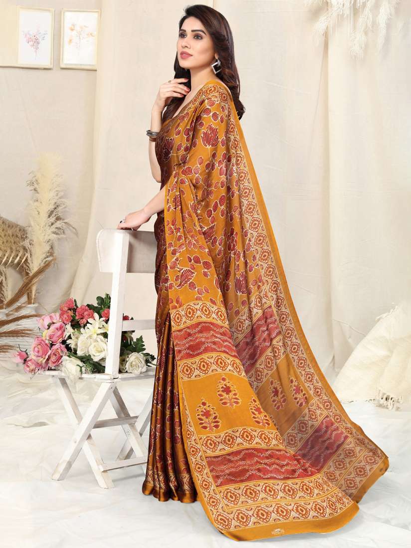 Floral sarees myntra new arrivals