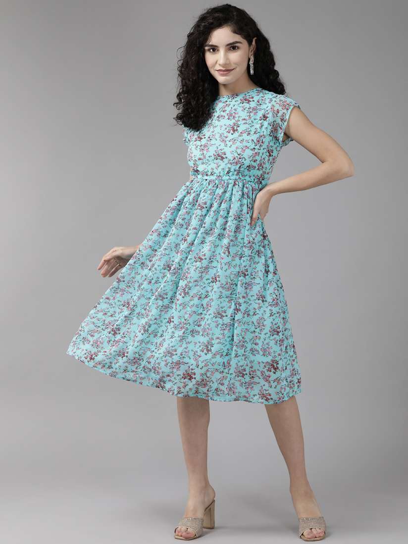 Fit and flare dress myntra online