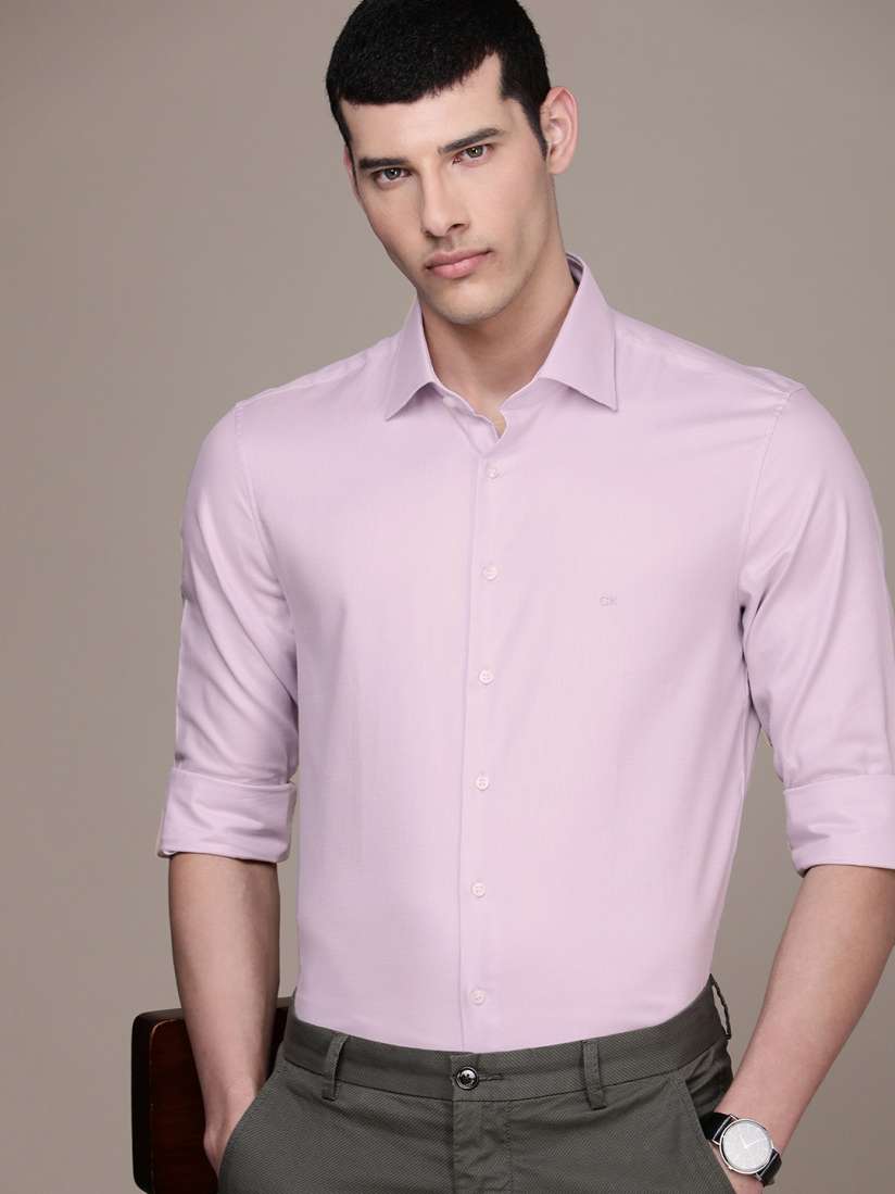 Buy Calvin Klein Jeans Men Self Design Textured Skinny Fit Pure Cotton Casual Shirt Shirts for Men 21086112 Myntra