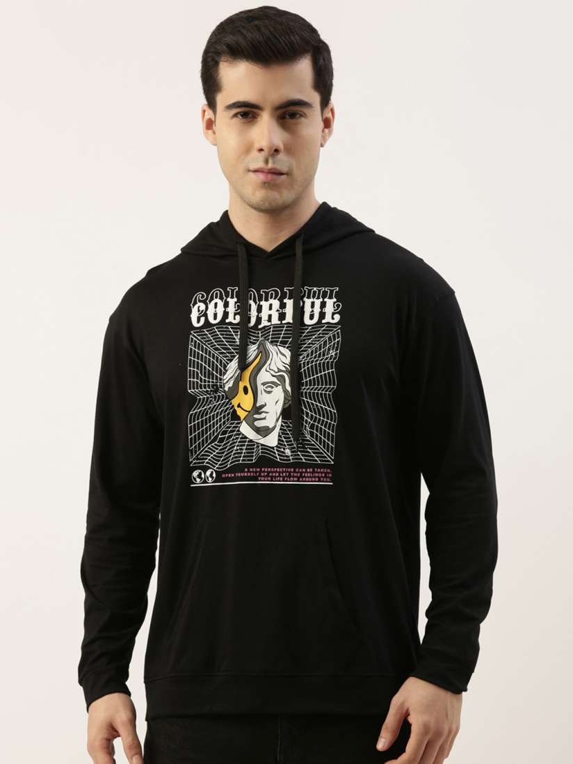 Buy Maniac Men Printed Oversized Cotton Hooded T shirt Tshirts for Men 21086180 Myntra